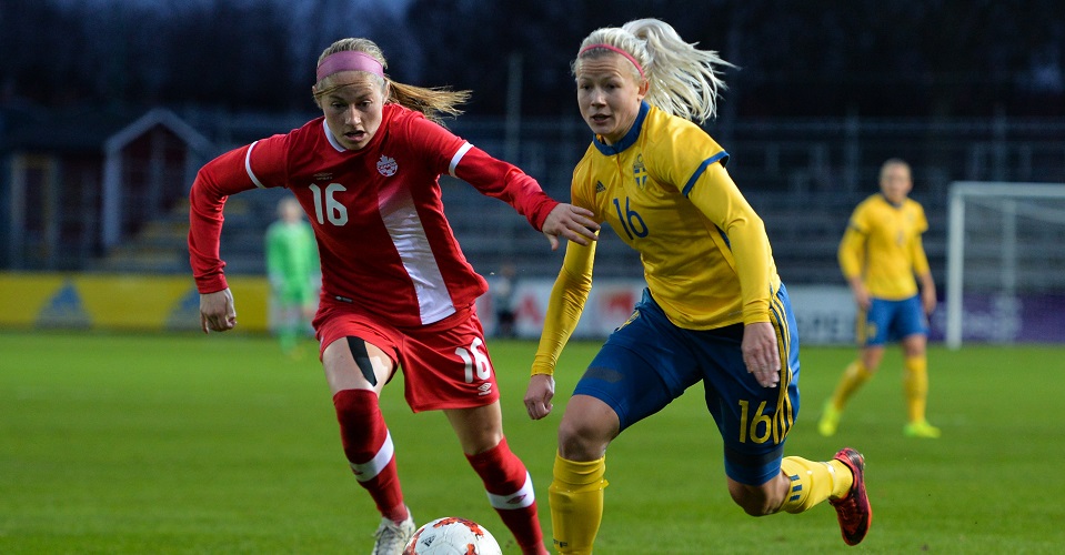 joueuses de football canada suède